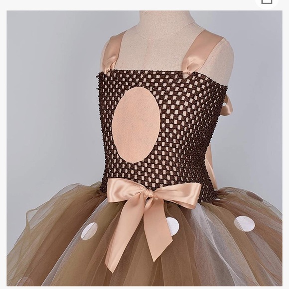 BRAND NEW - Handmade Reindeer Costume - Tutu (headband NOT INCLUDED) - Picture 3 of 4
